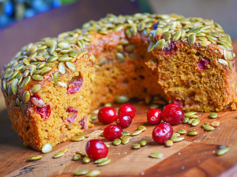 Pumpkin Cranberry Bread